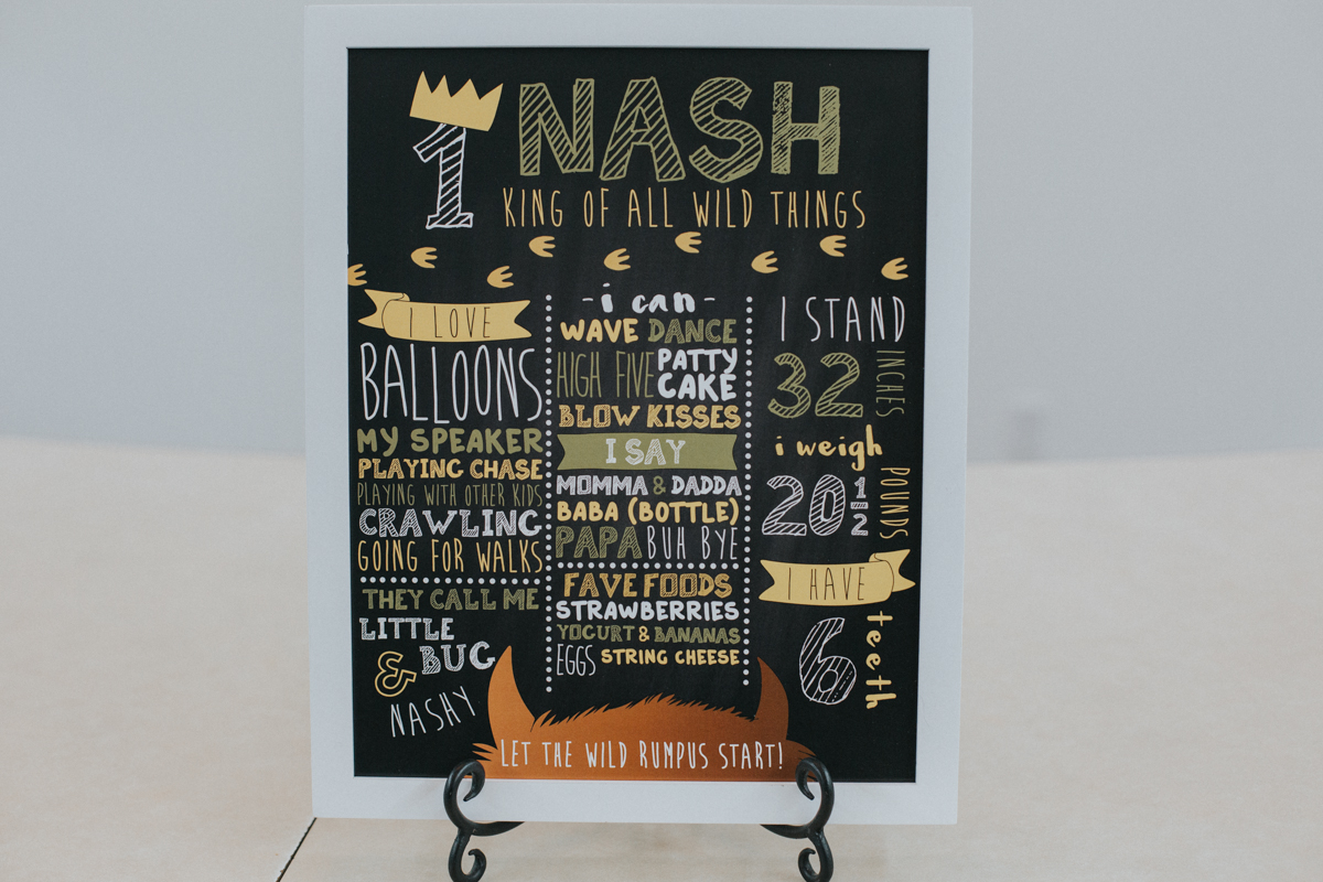 Wild Thing Party Printables: signs and decor