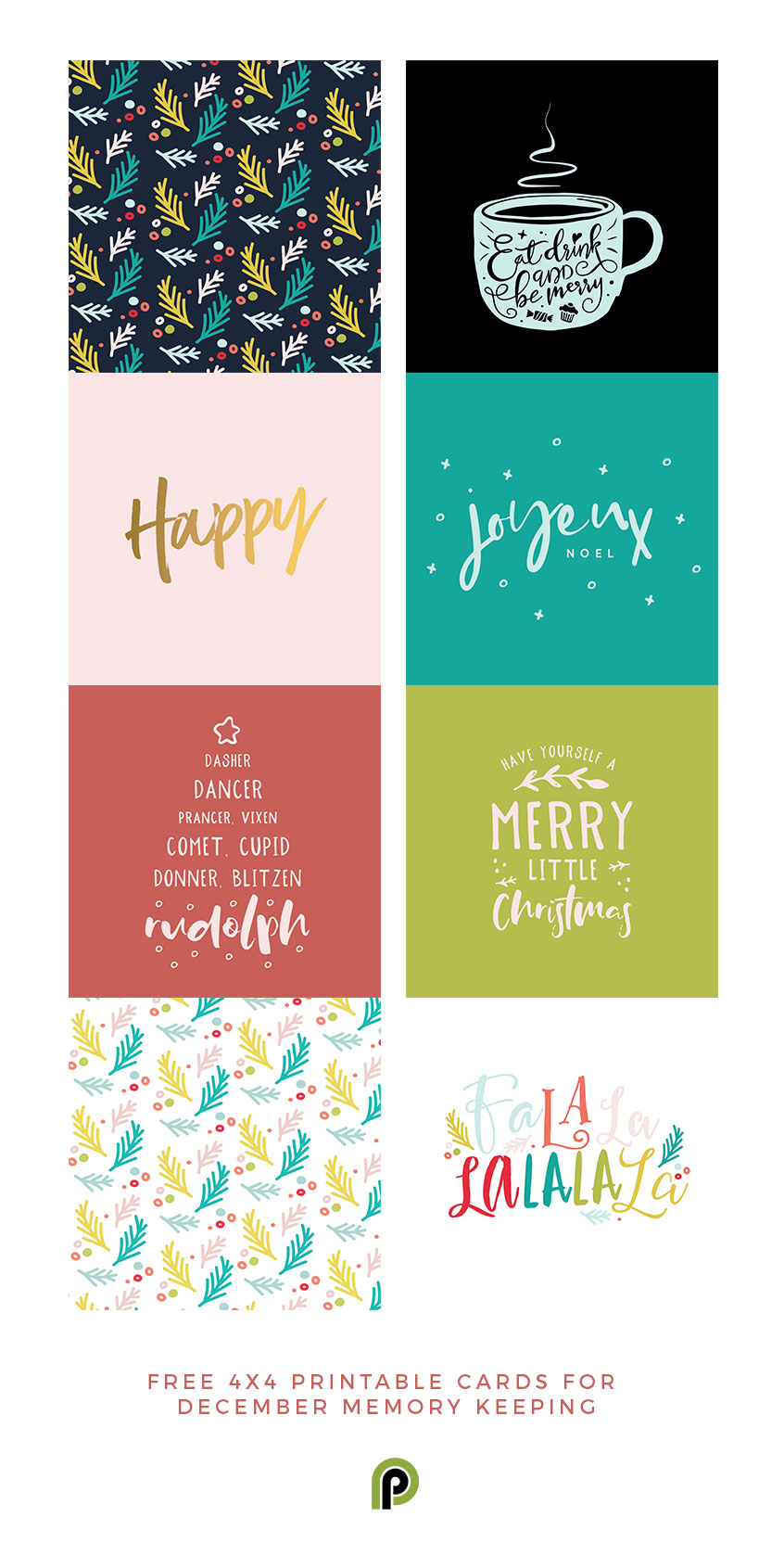 December Daily: Download Free Cards