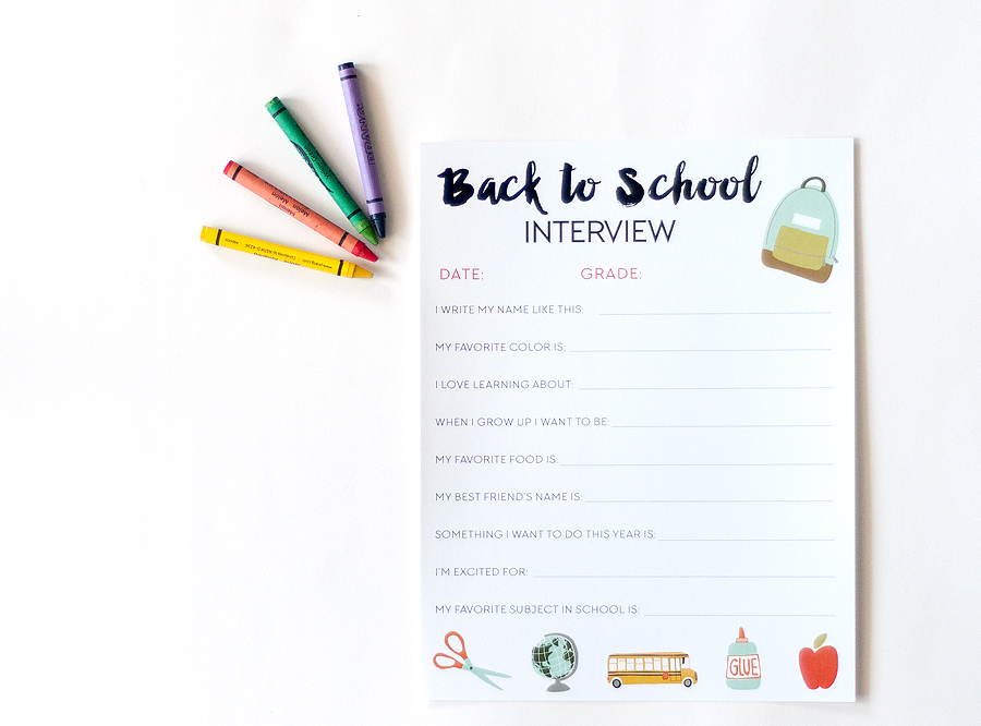 Free Back To School Download For Kids Persnickety Prints