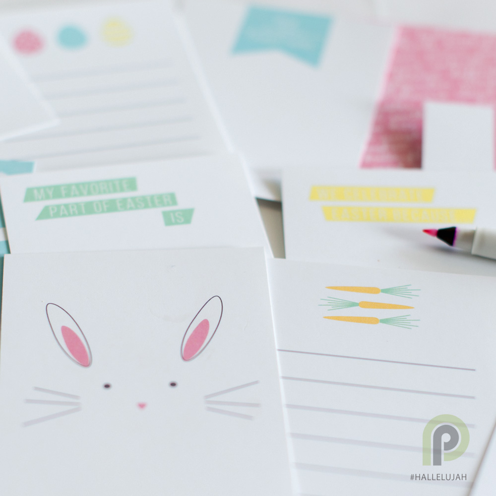 Free Easter Journaling Cards