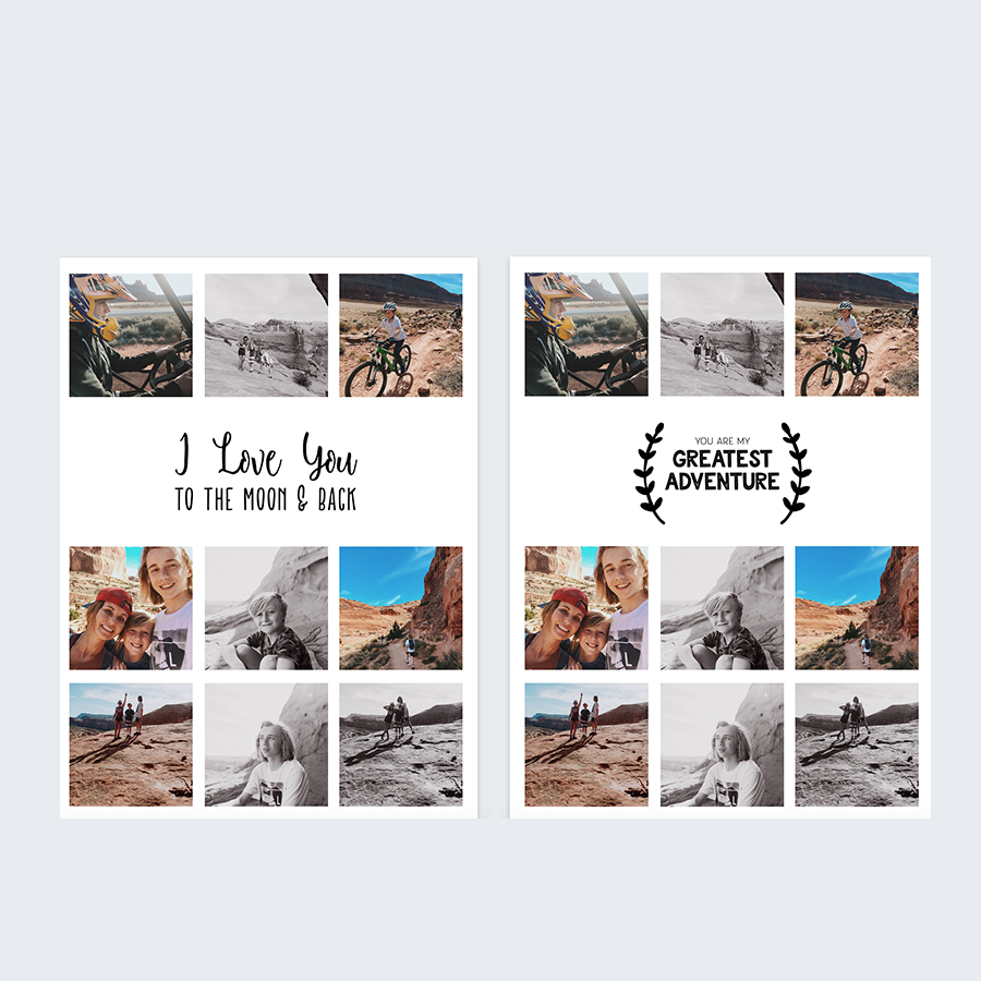 6x8 Collage Template