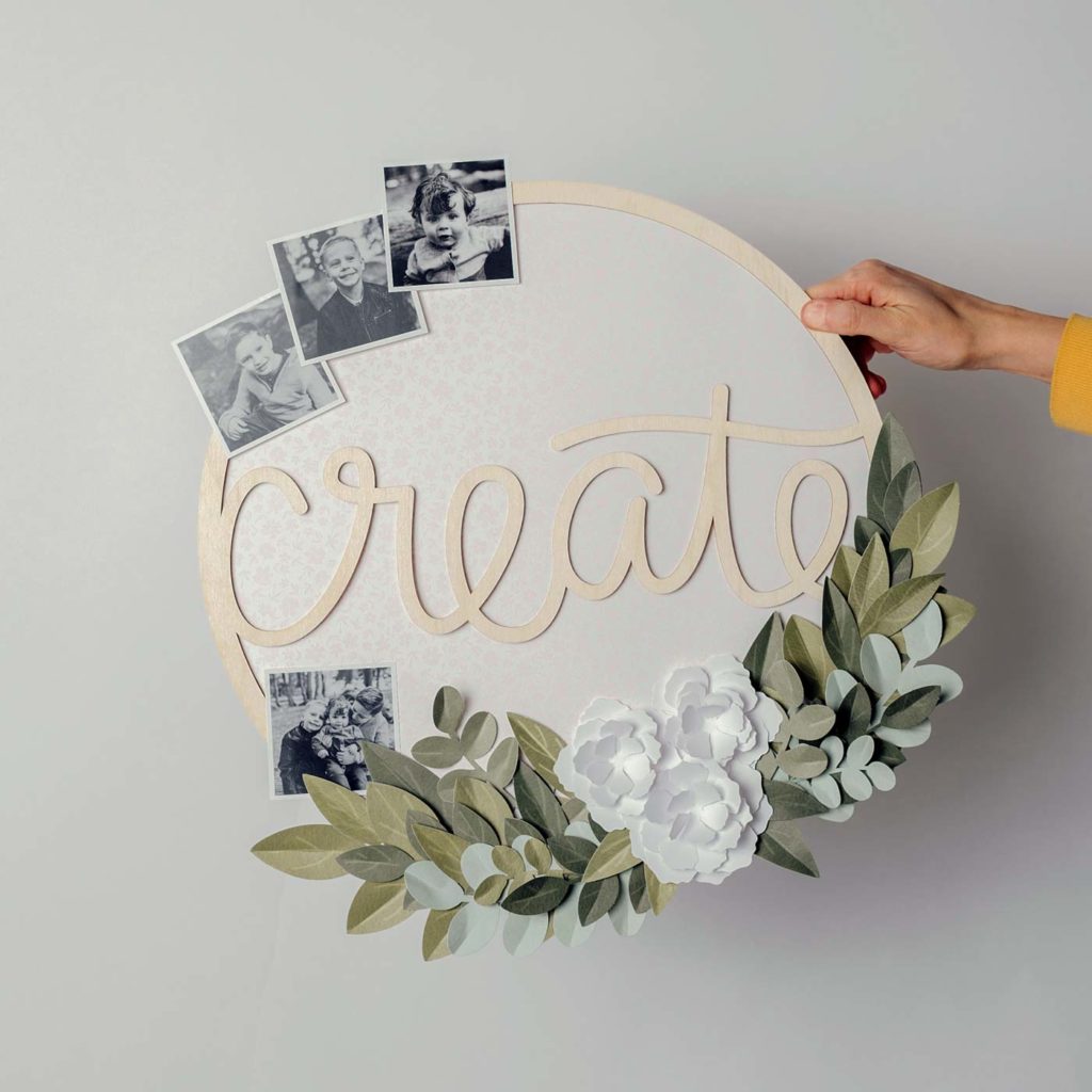 DIY Decorative Photo Wreath from Close to My Heart