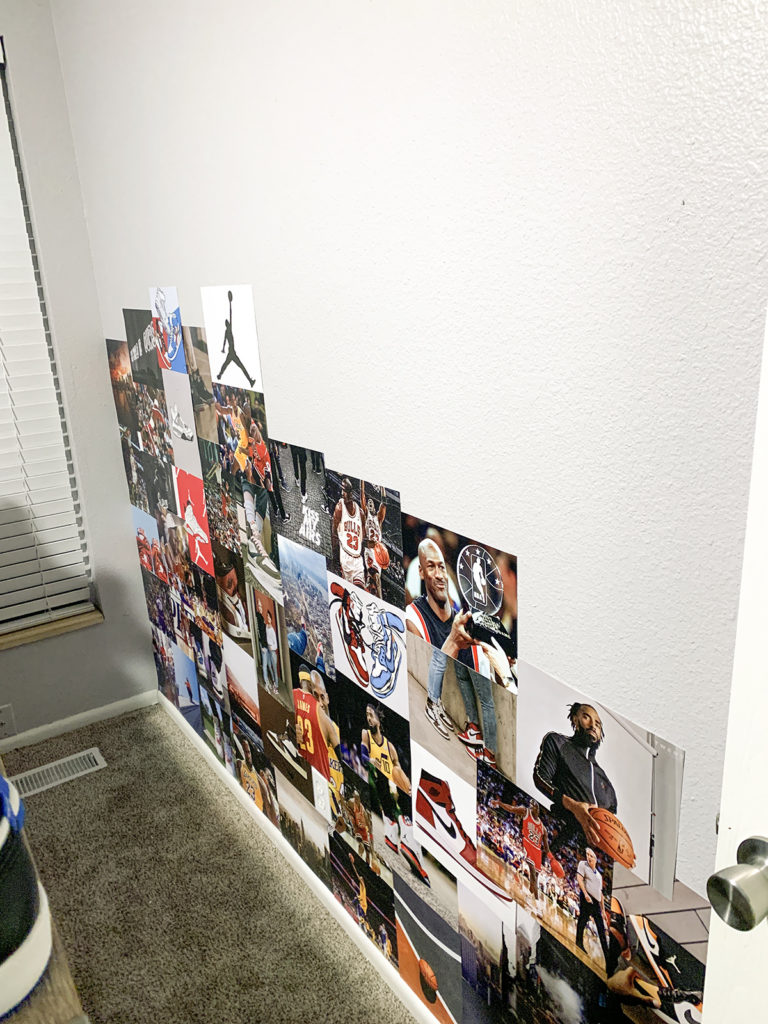 nike collage wall