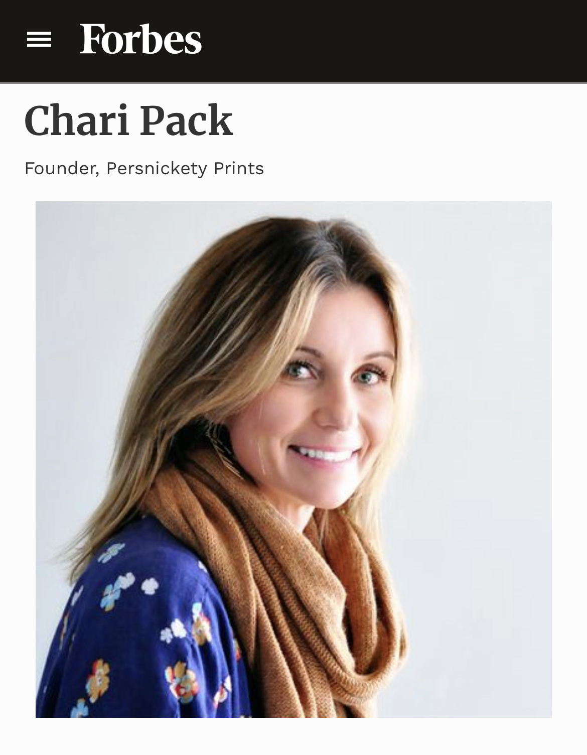 Chari Pack  Forbes 1000