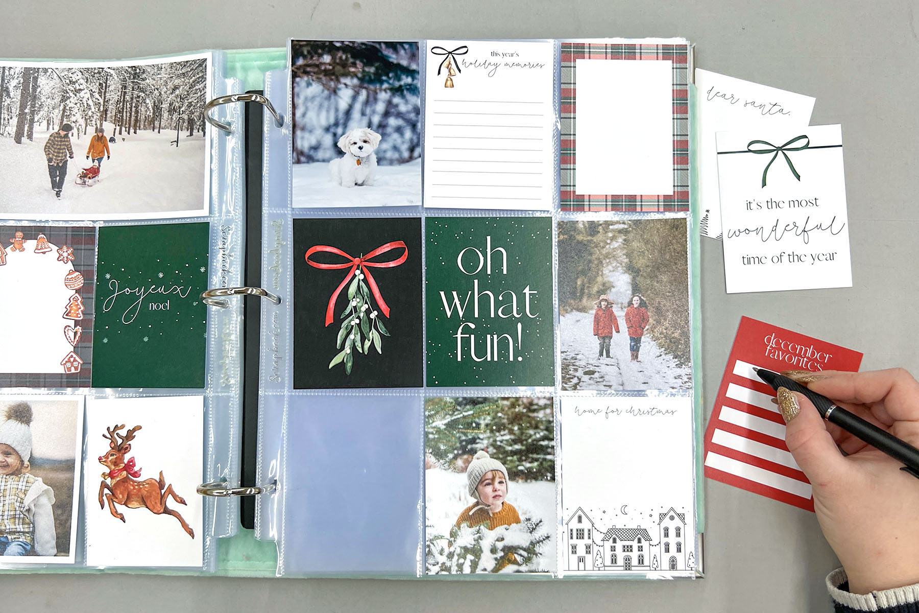 Free Christmas Journaling Cards