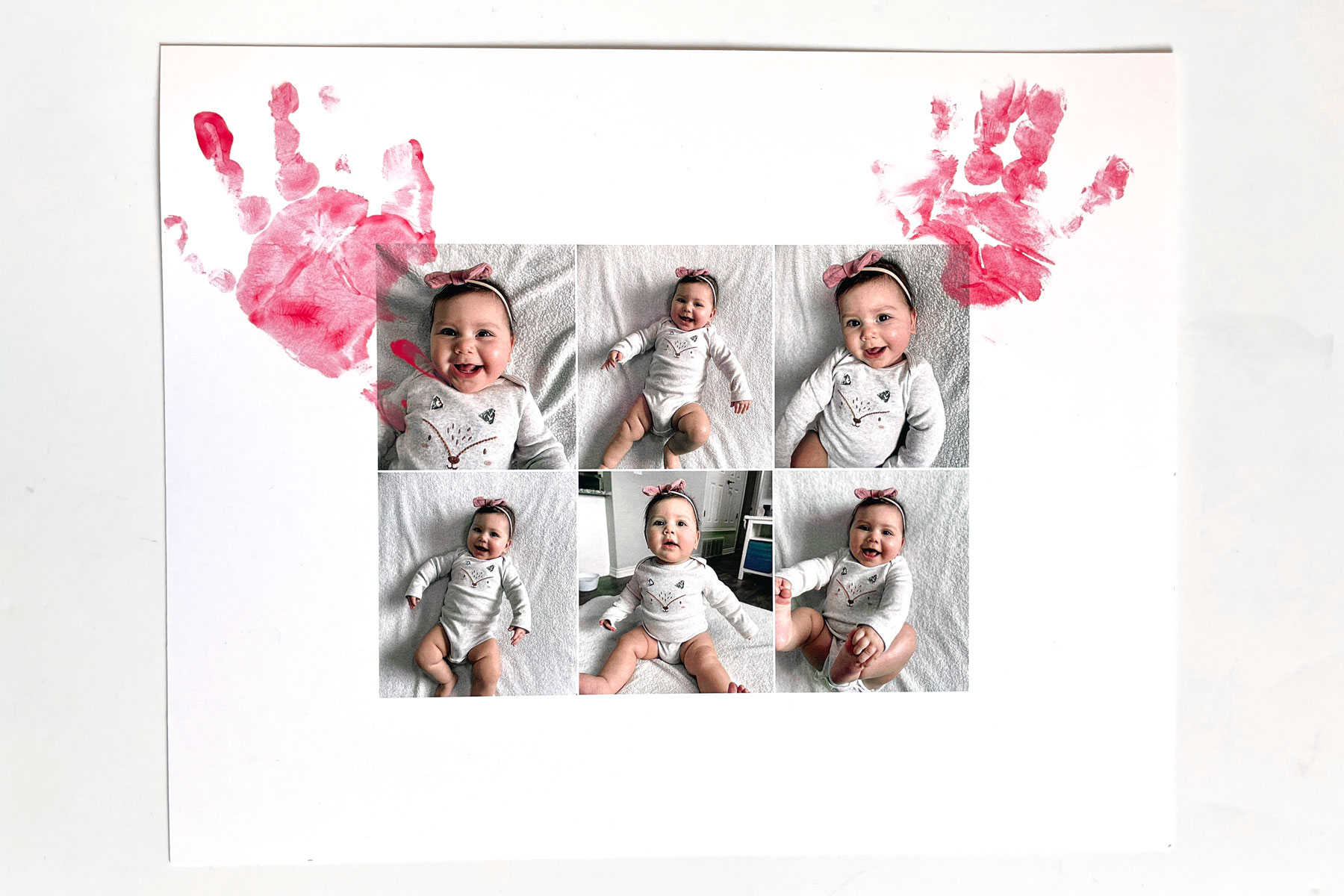 Baby handprint - Photo Valentine's Gift Ideas