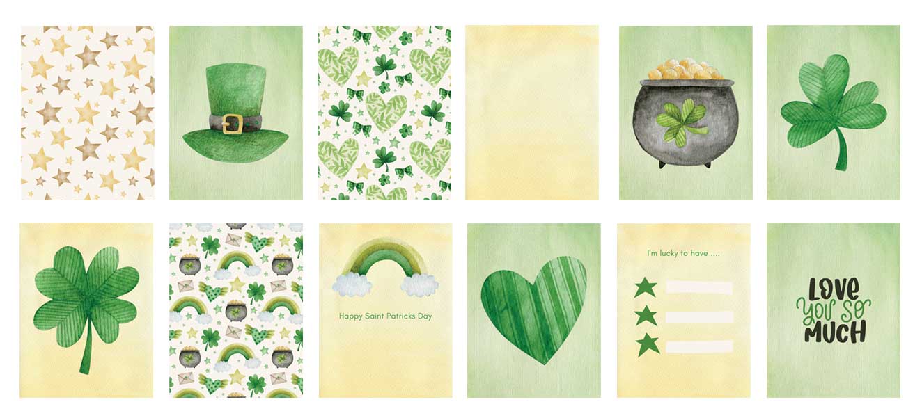 Saint Patricks Day Free Journal Card Download