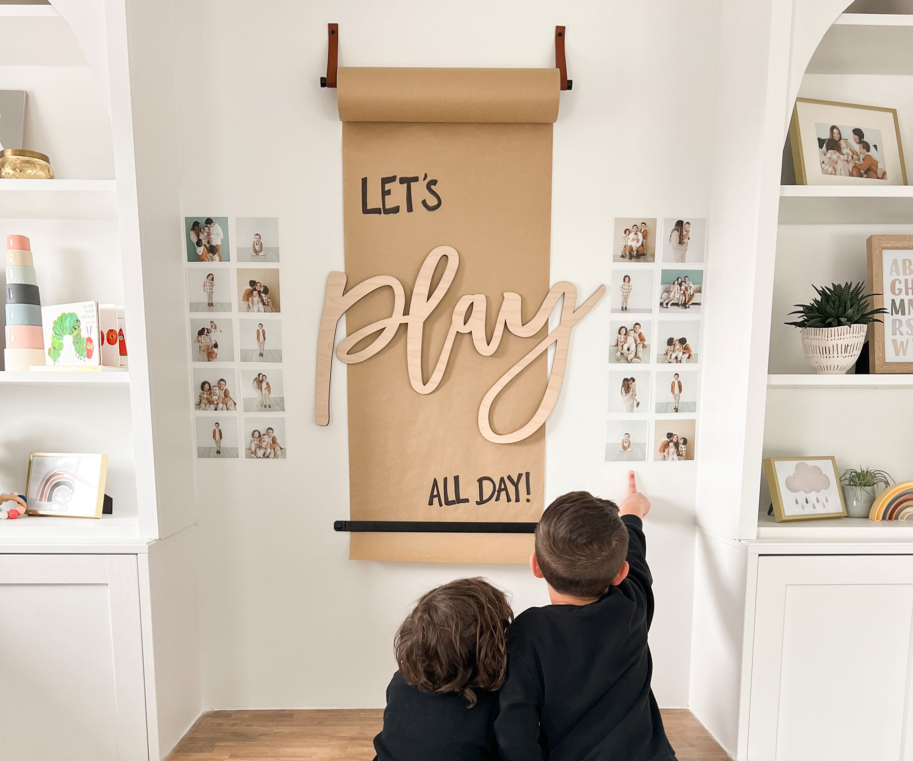 Persnickety Box x Rettel Photo Display for the Playroom