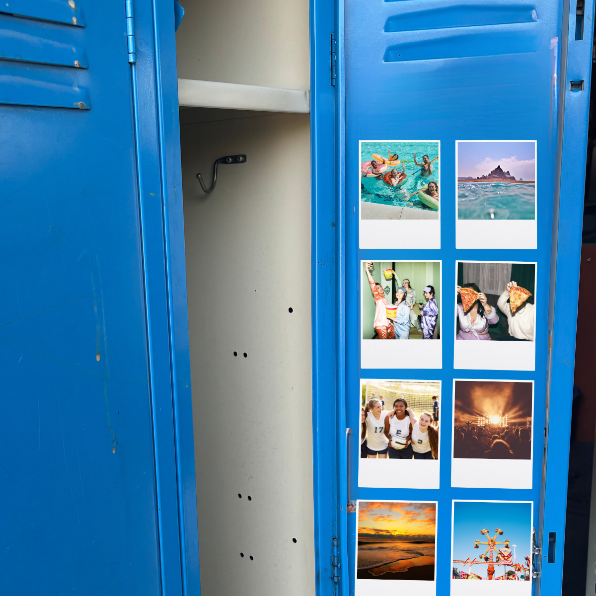 locker decor ideas retro prints