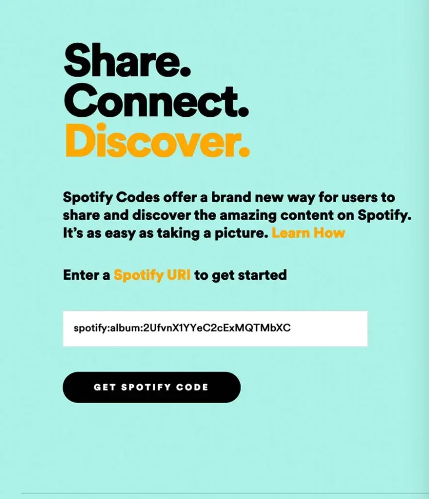 How to create a Spotify playlist QR code