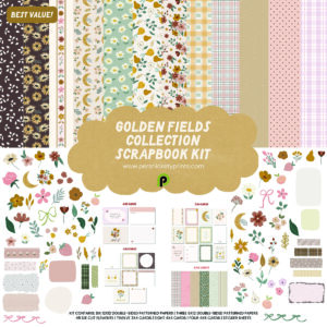 Golden Fields Scrapbook Kit