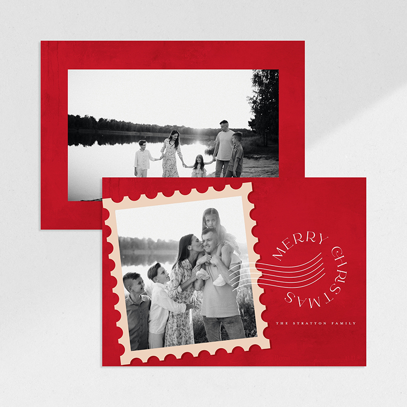 Christmas Postmark photo Christmas card