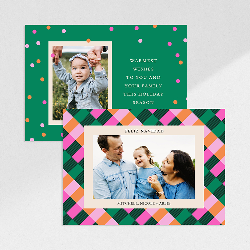 Merry Mosaic photo Christmas card