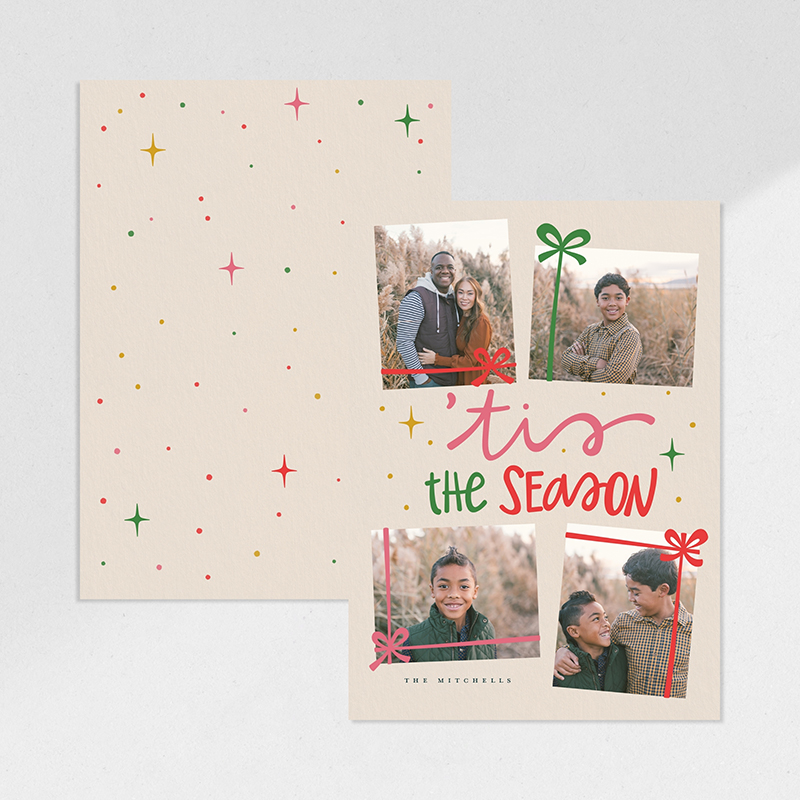 'Tis the Season photo Christmas card