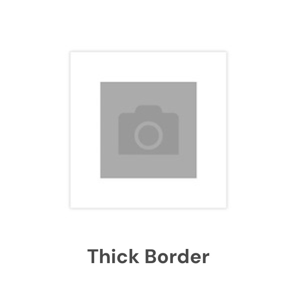 3x3 mini press print with a thick white border